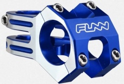 PIPA FUNN FUNNDURO DJ 31.8mm LUNGIME 45mm BLUE/ARGINTIU - Img 2