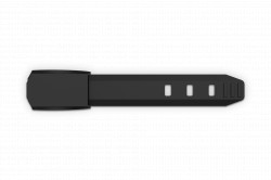 PRINDERE FAR ACID SILICON STRAP FRONT LIGHT PRO 20 CMPT Negru