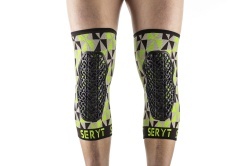 Protectii genunchi Seryt Arlecchino Grey Green M