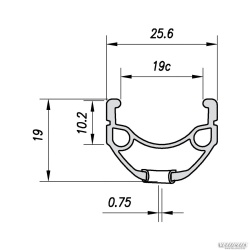Roata Spate 26"(559x19C) SXT BASIC II - FD -36H - Filetat - Img 4