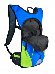 Rucsac FORCE BERRY ACE 12 l, albastru-verde fluo - Img 2