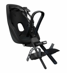 SCAUN BICICLETA COPII THULE YEPP NEXXT 2 MINI CU MONTARE IN FATA BLACK - Img 3