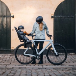 Scaun pentru copii, cu montare pe bicicleta in spate - Thule Yepp 2 Maxi Frame mounted, Agave - Img 2