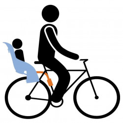 Scaun THULE Ridealong Lite Montare Spate Zinnia Orange