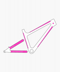 Set stickere protectie cadru Muc-Off Frame Protection Kit E-MTB Day of the shred - Img 4