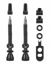 Set Valve Tubeless Force 2xFv 60mm Negre