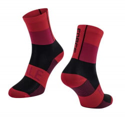 Sosete Force Hale, rosu/negru, L-XL (42-47)