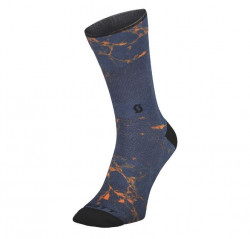 Sosete SCOTT Vertic Crew Midnight Blue-Copper Orange