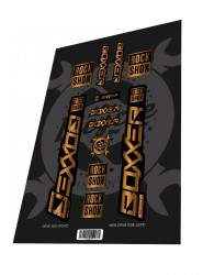 Stickere adezive furca ROCKSHOX Boxxer Select RC Gold 2022