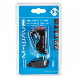 Stop Spate cu Acumulator M-WAVE "HELIOS K 1.1 USB" - Img 2