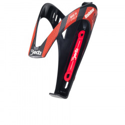 Suport Bidon Plastic DEDA "Gabbia" Negru/Rosu