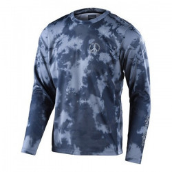 Tricou Bicicleta Troy Lee Designs Flowline Plot Charcoal