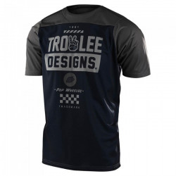 Tricou Bicicleta Troy Lee Designs Skyline Ss Camber Navy / Olive