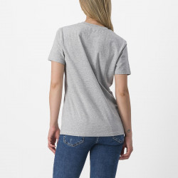 Tricou casual Castelli Pedalare Tee, de dama, Gri, S - Img 2