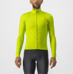 Tricou cu maneca lunga Castelli PRO Thermal Mid LS Galben Fluo