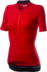 Tricou cu maneca scurta Castelli Anima 3 Dama Rosu/negru