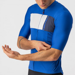 Tricou cu maneca scurta Castelli Prologo 7 Albastru/Alb/Antracit - Img 4