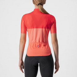 Tricou cu maneca scurta Castelli Velocissima de dama Corai/Roz - Img 2