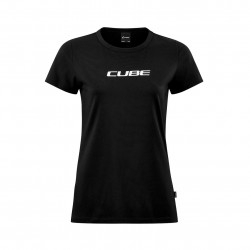 Tricou CUBE Organic WS T-Shirt Classic Logo Black