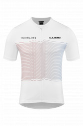 Tricou CUBE Teamline CMPT S/S White