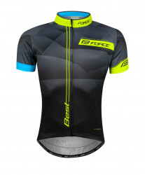 Tricou Force Best maneci scurte negru/fluo
