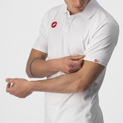 Tricou polo Castelli Race Day, Alb, XXL - Img 3