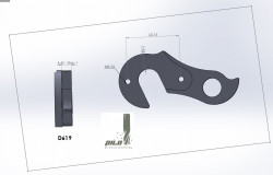 Ureche Cadru PILO D619 Colnago - Img 2