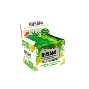 Baton natural Rusani - Migdale cu Aloe vera si Spirulina - Img 2