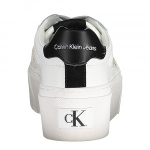 calvin klein women sneakers trainers дамски гуменки кецове сникърси голямо лого черни с връзки
