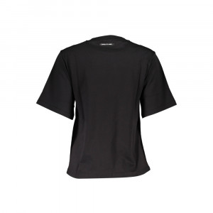 Cavalli Class women t-shirt дамска тениска цвят диня корал релефоно лого