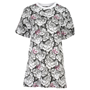  cavalli class woman dress  дамска рокля с къси ръкави до коляното с щампа 