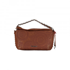 Desigual women bag дамска ръчна чанта принт черно бяло дълга и къса дръжка