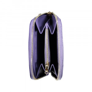 Patrizia Pepe women Purple purse дамско портмоне със златно лого