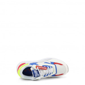 shone kids sneakers детски маратонки висока подметка цветни детайли син жълт зелен мента