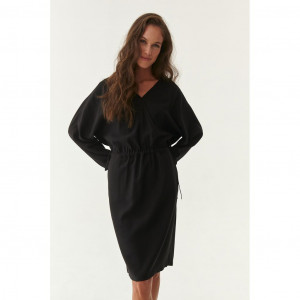 TATUUM women dress дамска рокля колан къси ръкави