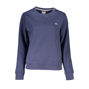 Tommy Hilfiger women blouse sweatshirt дамска блуза суичър черен ластици обемно лого релефно голямо бял надпис
