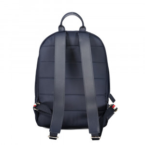 Tommy Hilfiger women black дамска раница черно златно лого 