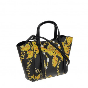 versace jeans bag woman crossbody bag logo чанта за през рамо дълга дръжка голямо лого дамска клъч чанта multi color шарена 