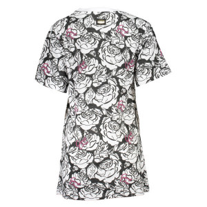  cavalli class woman dress  дамска рокля с къси ръкави до коляното с щампа 