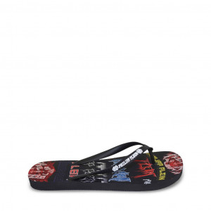Philipp Plein flip flops unisex джапанки чехли през пръста шарени череп