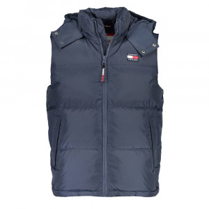Tommy Hilfiger мъжки елек с лого цип и качулка