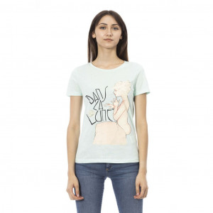 Trussardi Action women t-shirt дамска тениска цвят  лого