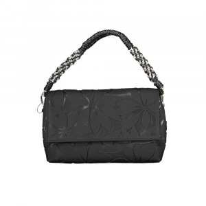 Desigual women bag дамска ръчна чанта принт черно бяло дълга и къса дръжка