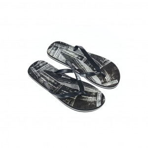 cavalli just class sport flip flops unisex джапанки чехли през пръста шарени череп