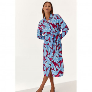 TATUUM women dress дамска рокля колан къси ръкави