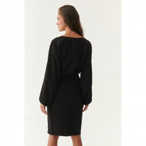 TATUUM women dress дамска рокля колан къси ръкави