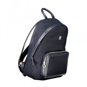 Tommy Hilfiger women black дамска раница черно златно лого 