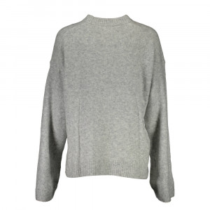 Calvin klein sweater oversize дамски пуловер сив мек и пухкав