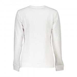 Cavalli Class women blouse sweatshirt дамска блуза суичър черен ластици обемно лого релефно голямо бял надпис