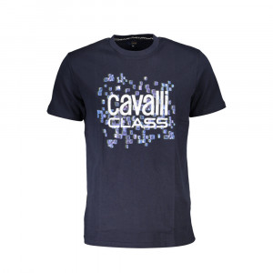 cavalli class t shirt мъжка пролетна тениска бяла с голямо лого